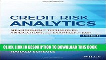 [Free Read] Credit Risk Analytics: Measurement Techniques, Applications, and Examples in SAS Full