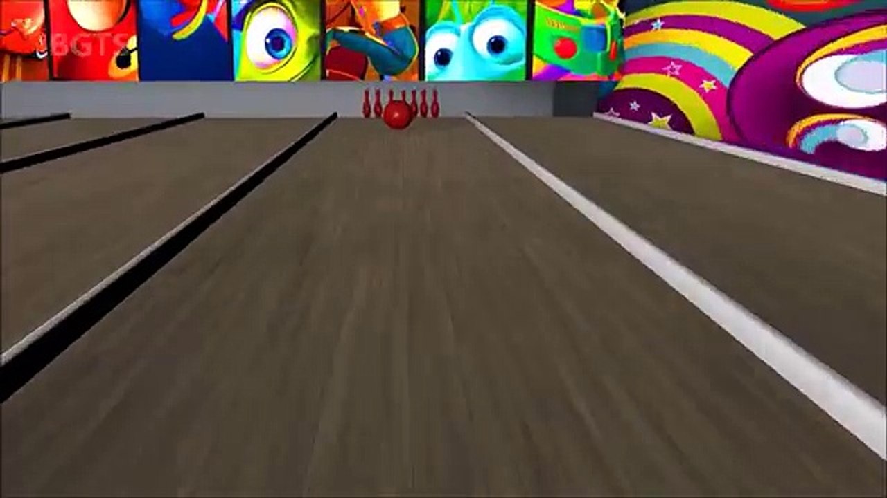 Learn Colors With Funny Colors Bowling Balls Colours Game | Color Learning Video For Baby Kids