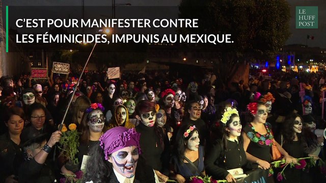 Ni Halloween, ni la Fête des Morts mais une manifestation pour lutter contre les féminicides