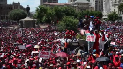 Güney Afrika'da Cumhurbaşkanı Zuma Karşıtı Gösteri