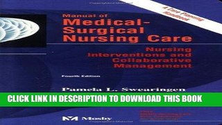 Read Now Manual of Medical-Surgical Nursing Care: Nursing Interventions and Collaborative