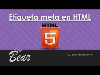 Curso de html || etiqueta meta "meta datos" ||capitulo 3