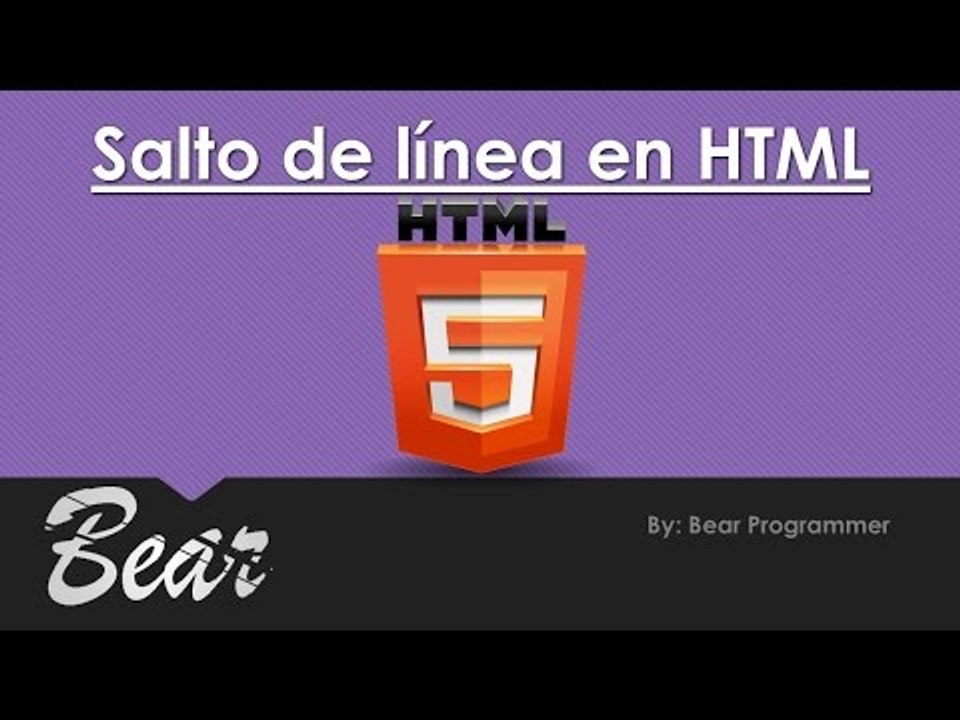 Curso de html || Salto de linea etiqueta "Br" ||capitulo 5