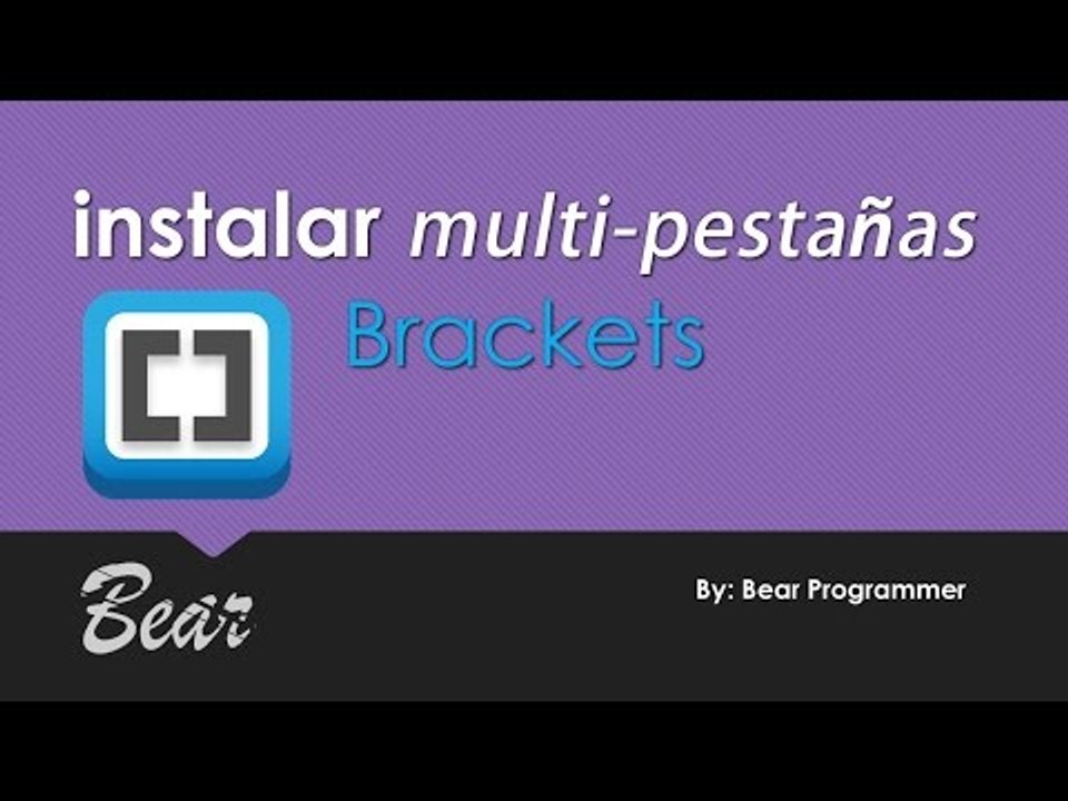 plugins para brackets// multipestaña//plugins for brackets// multi tab