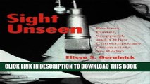 Ebook Sight Unseen: Beckett, Pinter, Stoppard, and Other Contemporary Dramatists on Radio Free