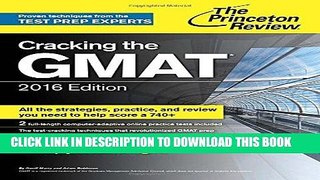 [READ] EBOOK Cracking the GMAT with 2 Computer-Adaptive Practice Tests, 2016 Edition (Graduate
