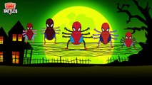 Finger Family Epic Battles Funny Spider vs Bat | Finger Family Rhymes for Children