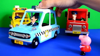 Peppa Pig Postman pat fireman sam episode The Car Show peppa pig toys fireman sam