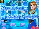 Disney Frozen Games - Anna Party Dress Design – Best Disney Princess Games For Girls And Kids
