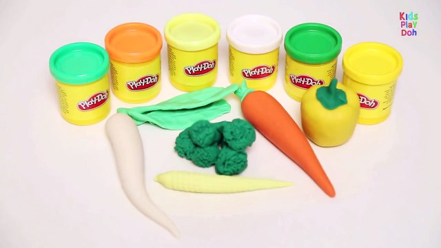 Play Doh Videos For Children | Play Dough: Vegetables | Learn how to make Play doh Vegetables