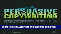 Ebook Persuasive Copywriting: Using Psychology to Influence, Engage and Sell (Cambridge Marketing