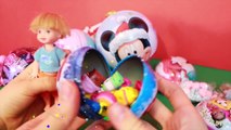 Surprise Eggs Disney Princess Christmas Ornaments Shopkins Frozen Olaf Peppa Pig MLP Mickey Toys
