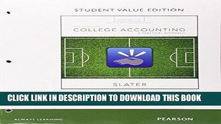 Best Seller College Accounting Chapters 1-12 with Study Guide and Working Papers, Student Value