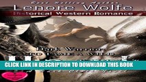 Best Seller Historical Indian Western Romance, Dark Warrior: To Tame a Wild Hawk (Alpha Male