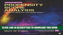 Best Seller Propensity Score Analysis: Statistical Methods and Applications (Advanced Quantitative