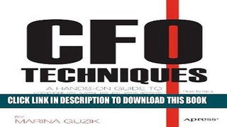 Best Seller CFO Techniques: A Hands-on Guide to Keeping Your Business Solvent and Successful Free