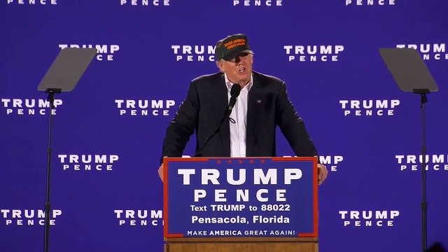 Trump tells himself to 'stay on point'