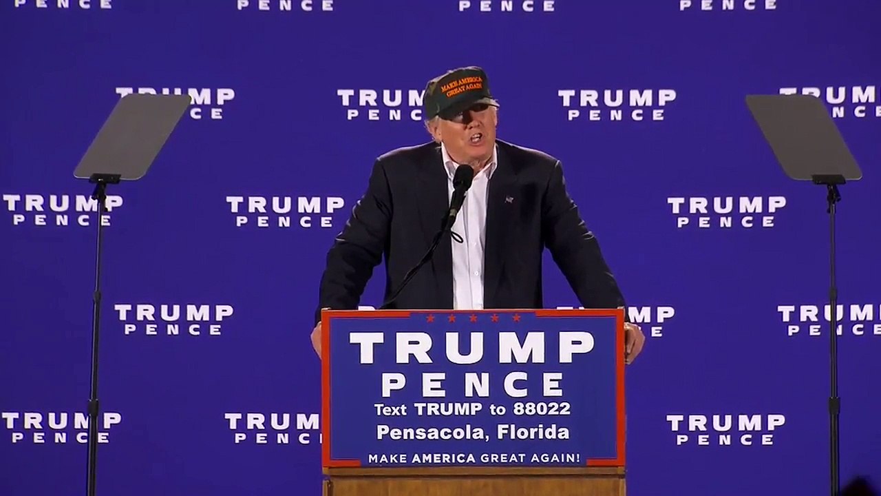 Trump tells himself to 'stay on point'