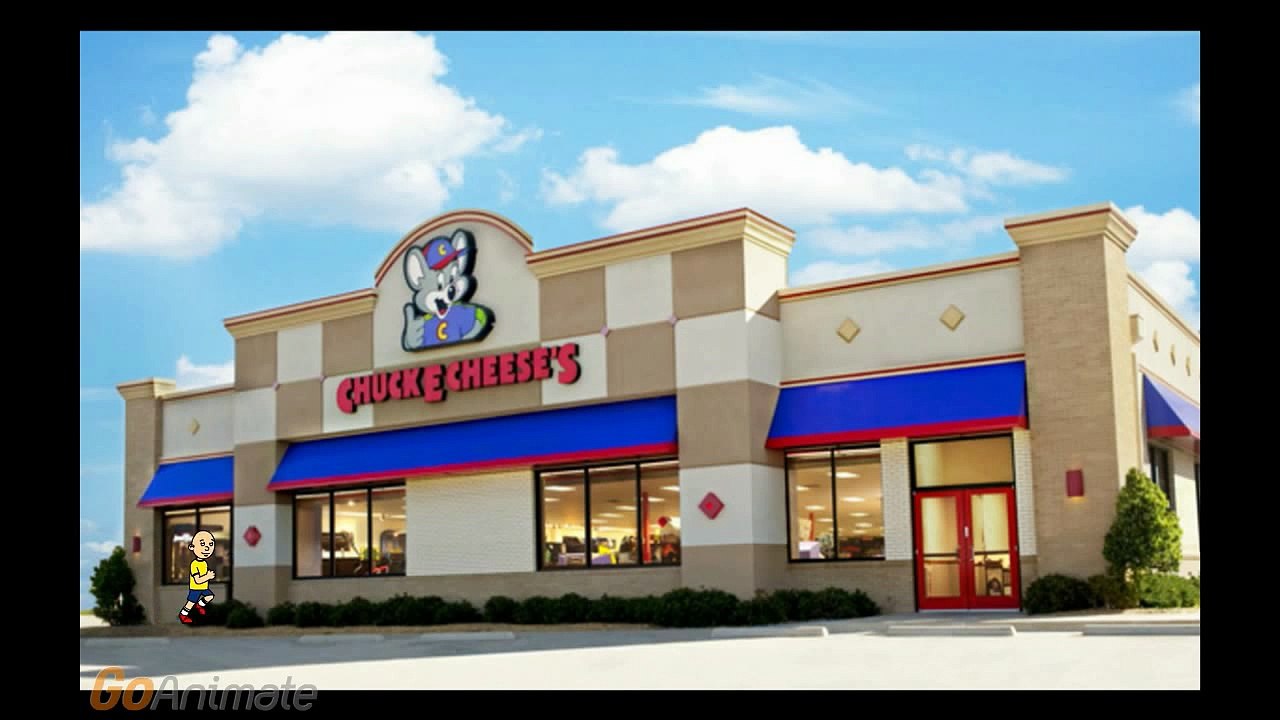 Caillou goes to Chuck E Cheeses while grounded