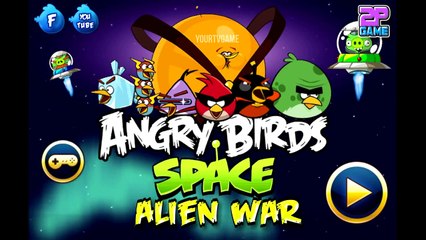 Angry Birds Space Alien War Gameplay