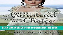 Best Seller Miss Armistead Makes Her Choice Free Read