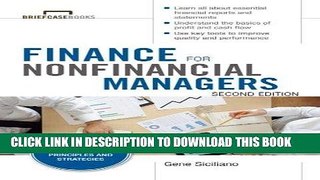 Best Seller Finance for Nonfinancial Managers, Second Edition (Briefcase Books Series) (Briefcase