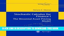 Ebook Stochastic Calculus for Finance I: The Binomial Asset Pricing Model (Springer Finance) Free