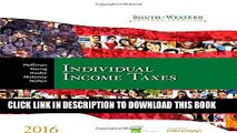 Best Seller South-Western Federal Taxation 2016: Individual Income Taxes (West Federal Taxation.