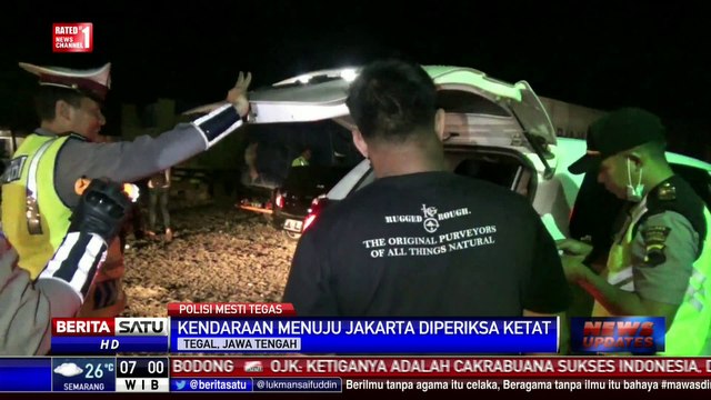 Polisi Razia Pantura Tegal, Jelang Demo 4 November