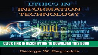 Best Seller Ethics in Information Technology Free Read