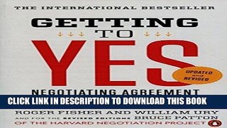 Best Seller Getting to Yes: Negotiating Agreement Without Giving In Free Read