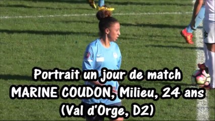 MARINE COUDON, Portrait un jour de match (2016)
