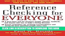 Best Seller Reference Checking for Everyone : How to Find Out Everything You Need to Know About
