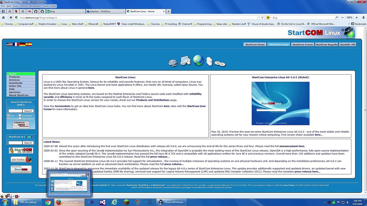 Taking a look at StartCOM Linux Part 1