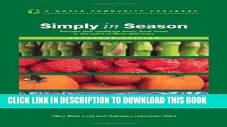 [PDF] Simply in Season: A World Community Cookbook Full Online