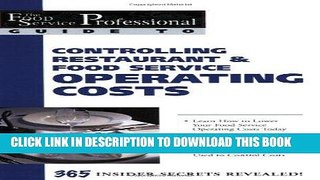 [READ] EBOOK The Food Service Professional Guide to Controlling Restaurant   Food Service