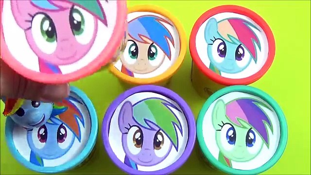 MLP My Little Pony Rainbow Dash Play doh Toy Surprise! Learn Colors MLP Surprise, Kids Playdough Fun