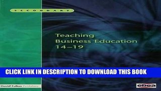 Ebook Teaching Business Education 14-19 Free Read