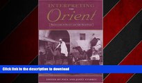 FAVORIT BOOK Interpreting the Orient: Travellers in Egypt and the Near East (Durham Middle East