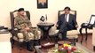 CM Sindh SYED MURAD ALI SHAH meets on Corps Commander Kharaci in Cheif Minister House Sindh (03-Nov-2016)