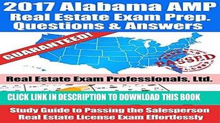 [PDF] 2017 Alabama AMP Real Estate Exam Prep Questions and Answers: Study Guide to Passing the