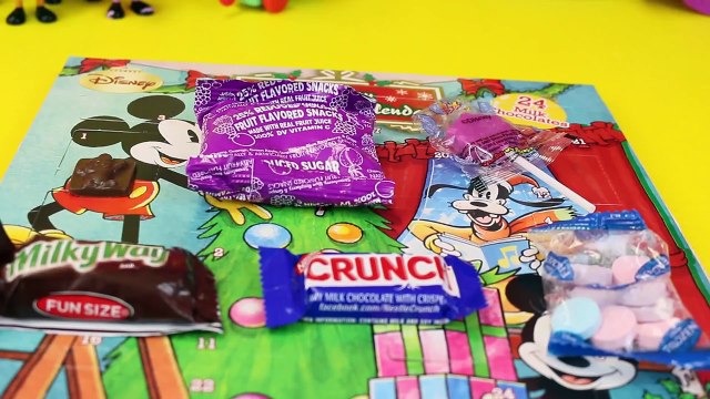 Surprise Toys Peppa Pig and Mickey Mouse Opening Simpsons Legos and Shopkins Advent Calendar Day 9