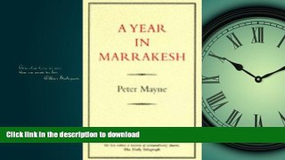 READ THE NEW BOOK Year in Marrakesh READ EBOOK