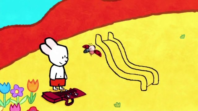 Tobogán - Louie dibujame un tobogán | Dibujos animados para niños