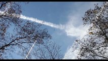 Massive Chemtrailing, Up Close On A Few Chemtrail Planes - Kentucky.