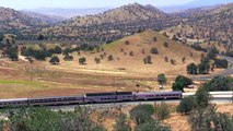 Amtrak Special Train! AMTK 156 Over Tehachapi Loop-Q9juiPf4vKo