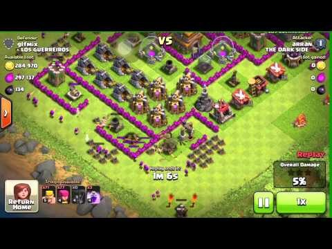 Clash of clans upgrading the Barbarian King to level 5