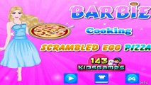 Barbie Cooking Scrambled Egg Pizza