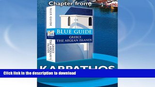 READ  Karpathos and Saria - Blue Guide Chapter (from Blue Guide Greece the Aegean Islands)  BOOK