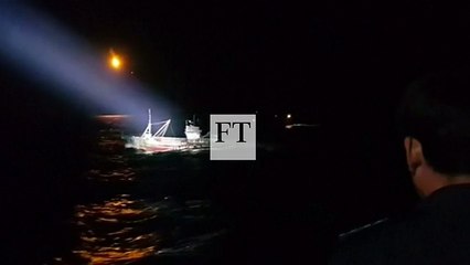 South Korea fires on Chinese ships